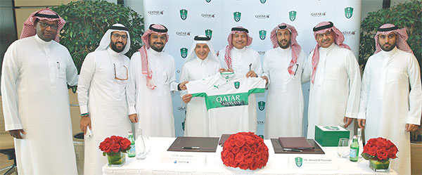 Qa Renews Sponsorship Deal With Al Ahli Saudi Fc Read Qatar Tribune