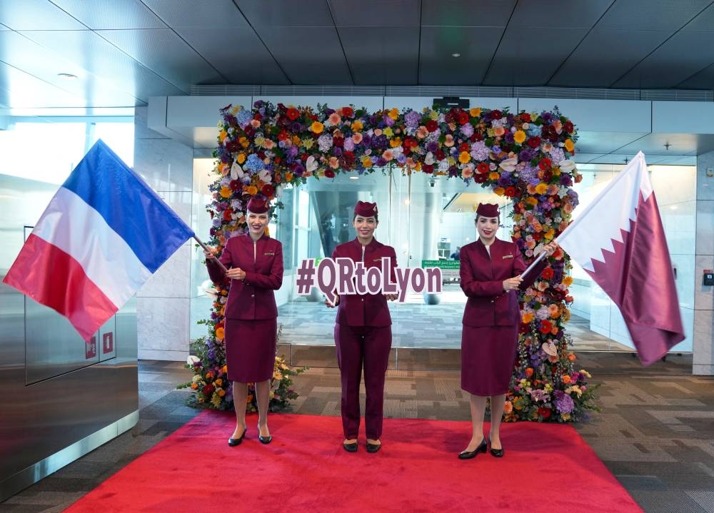 Qatar Airways Touches Down In Lyon France For First Time Read Qatar