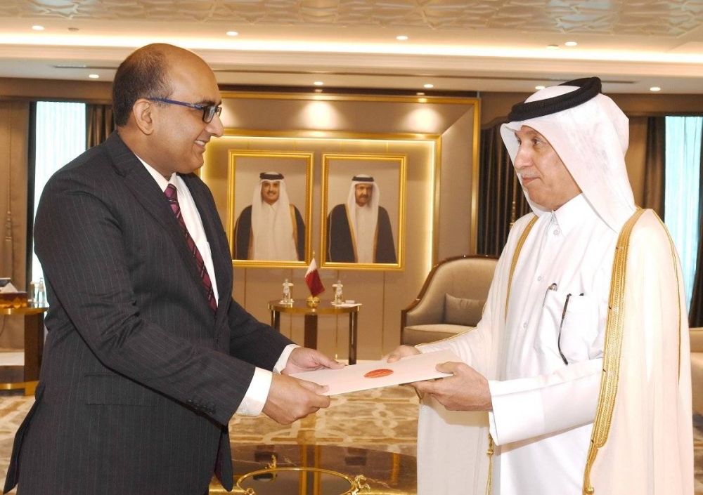 Minister Of State For Foreign Affairs Receives Credentials Of Indian