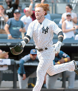 Rookie Clint Frazier hits walk-off homer, lifts Yankees over Brewers