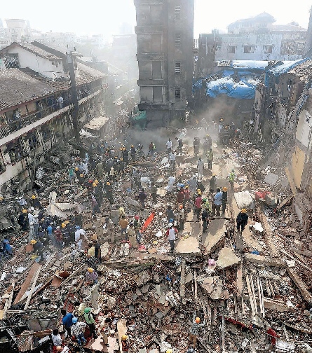 22 dead, 34 injured in Mumbai building crash - Read Qatar Tribune on ...