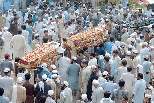 Thousands attend funeral of Pakistan politician killed in Taliban ...