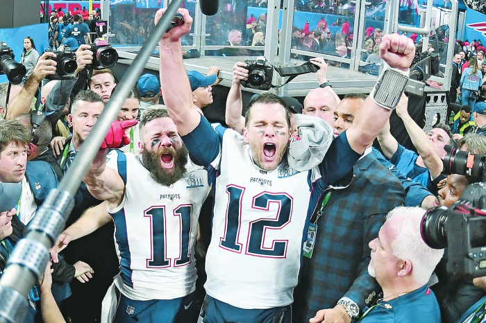 Brady wins sixth Super Bowl as Patriots out-muscle Rams