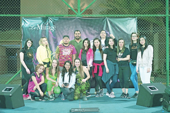 Le Mirage holds Zumba session for its residents  Read Qatar Tribune on