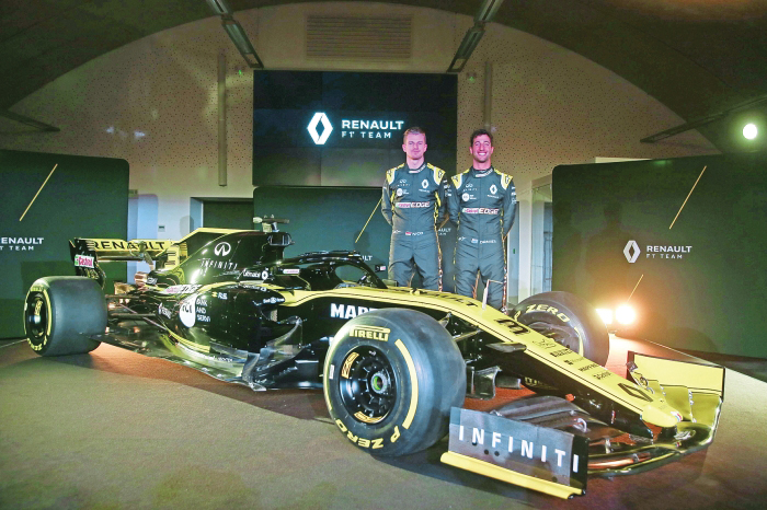 Renault Launch 2019 Car Intent On Reeling In F1 Big Three - Read Qatar ...