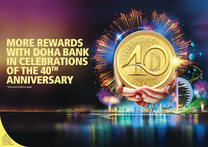 Doha Bank Celebrates 40th Anniversary With Exciting Gold Prizes - Read ...