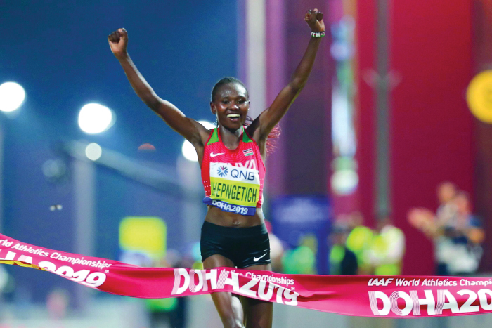 Chepngetich’s Marathon Triumph A Tale Of Guts And Glory - Read Qatar ...