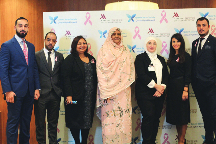 Marriott Marquis City Center Doha And Qcs Organise Breast Cancer Awareness Program Read Qatar 4962