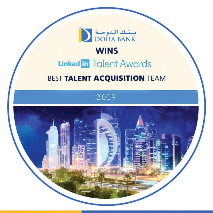 Doha Bank Receives LinkedIn Talent Awards 2019 - Read Qatar Tribune On ...