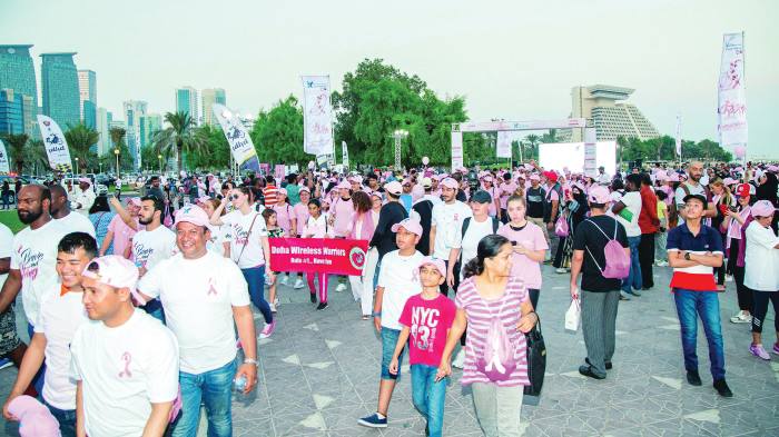 Qcs Concludes Breast Cancer Awareness Month With ‘walk To Support Programme Read Qatar 5499