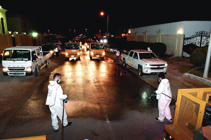 MME disinfects Al Furjan markets, residential areas - Read Qatar ...