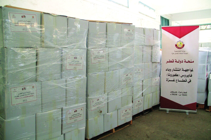 Qatar provides food & health parcels to quarantined, needy families in ...