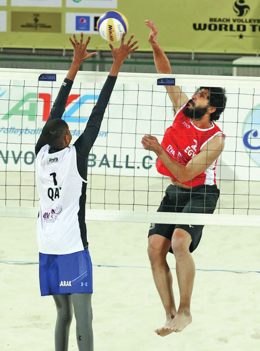 Doha Beach Volleyball Cup FIVB World Tour Read Qatar Tribune on the