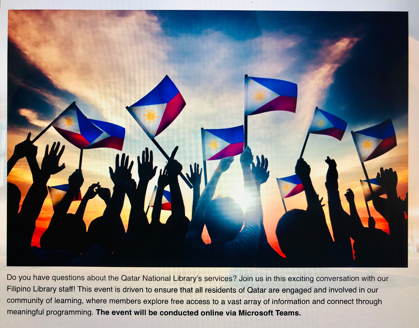 QNL To Host Virtual Event Usap Tayo, Kabayan! On March 24 - Read Qatar ...