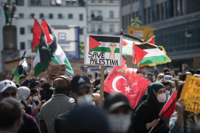 Pro-Palestinian Protests Held In Germany Amid Heightening Tensions ...