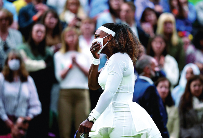 Serena forced out through injury at Wimbledon - Read Qatar Tribune on