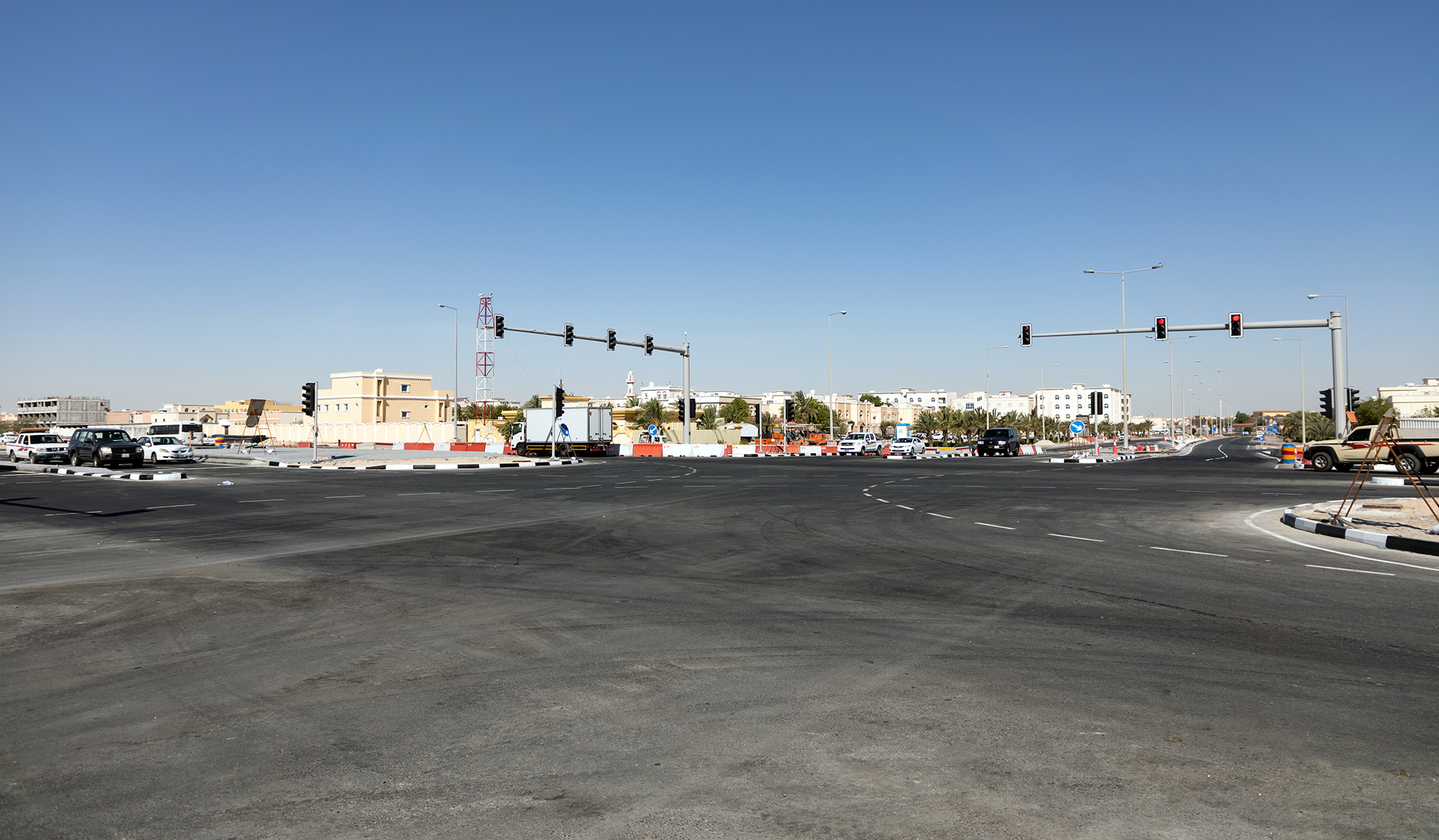 Ashghal partially opens Al Jabal Intersection on Al Wakra Main Road ...