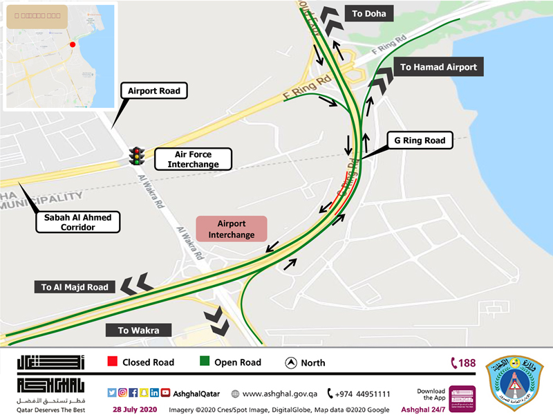 Ashghal begins work on interchange connecting eastern and western free ...