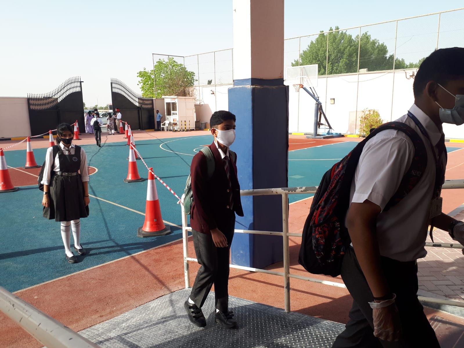 Students begin trickling back to schools in Qatar Read Qatar Tribune