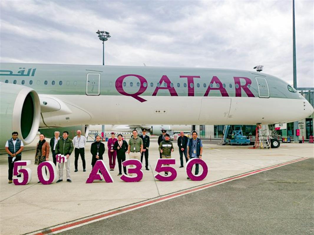 Qatar Airways Takes Delivery Of Three Airbus A350 1000 Read Qatar Tribune On The Go For 0245