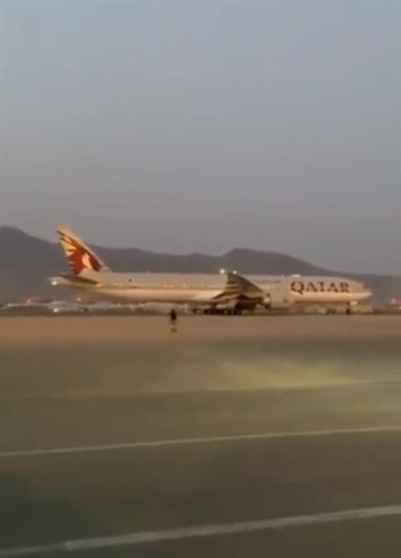 Qatar Airways flight carrying over 230 passengers leaves Kabul for Doha ...