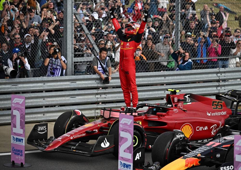 Sainz takes maiden F1 win at British GP, Zhou escapes major crash 