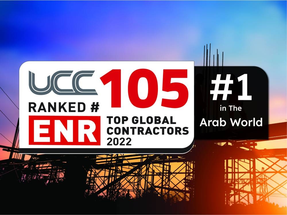 UCC Urbacon ranked number 105 on the list of ENR’s Top Global