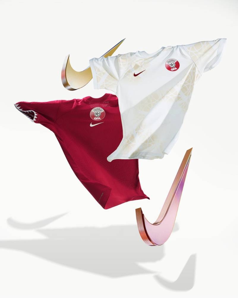 Qatar unveil World Cup jerseys Read Qatar Tribune on the go for