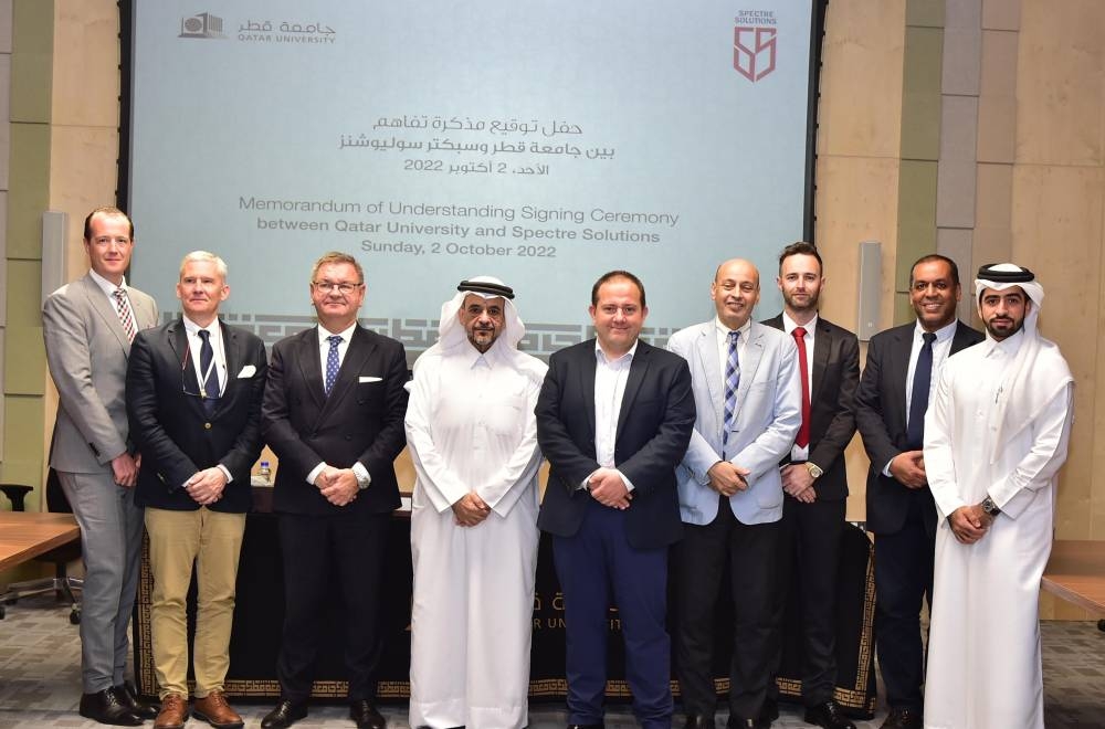 Qatar University and Spectre Solutions sign MoU - Read Qatar Tribune on ...