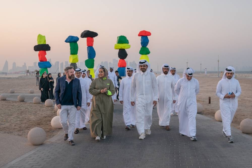 ‘Doha Mountains’ artwork unveiled near 974 Stadium - Read Qatar Tribune