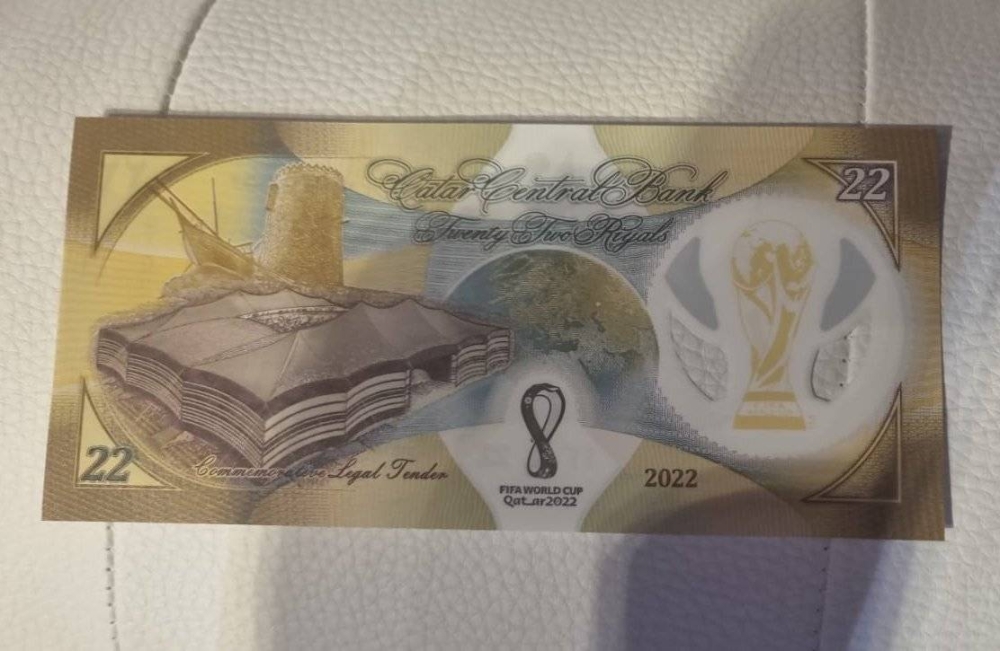 Qatar launches 22riyal note and coins commemorating World Cup Read