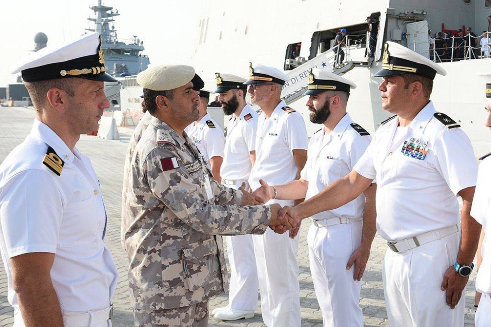 Pakistan navy ship arrives in Doha for security during FIFA world