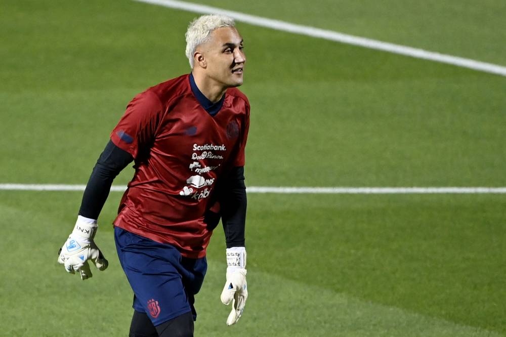 Costa Rica's goalkeeper Keylor Navas in action during the World