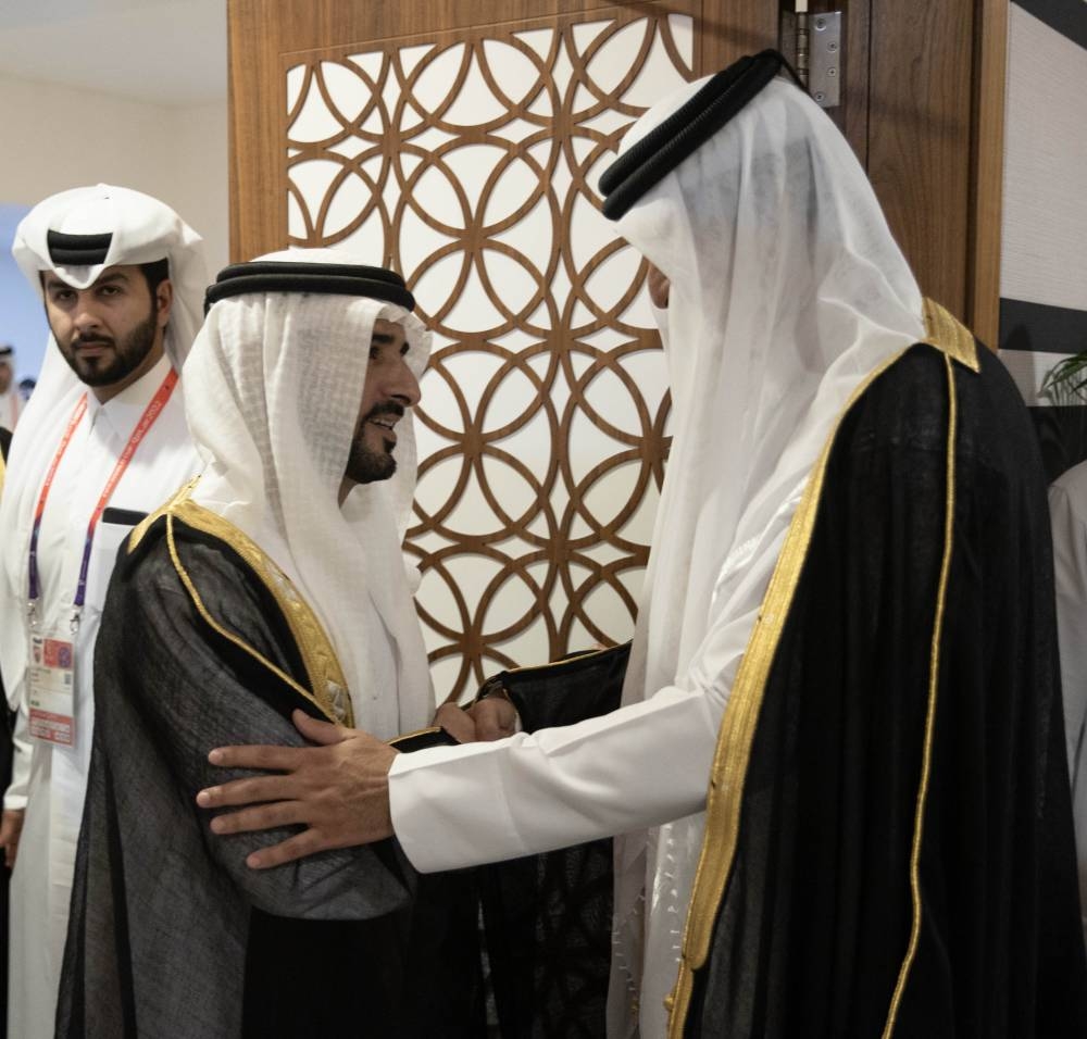 Amir hosts reception for leaders of countries & heads of delegations ...