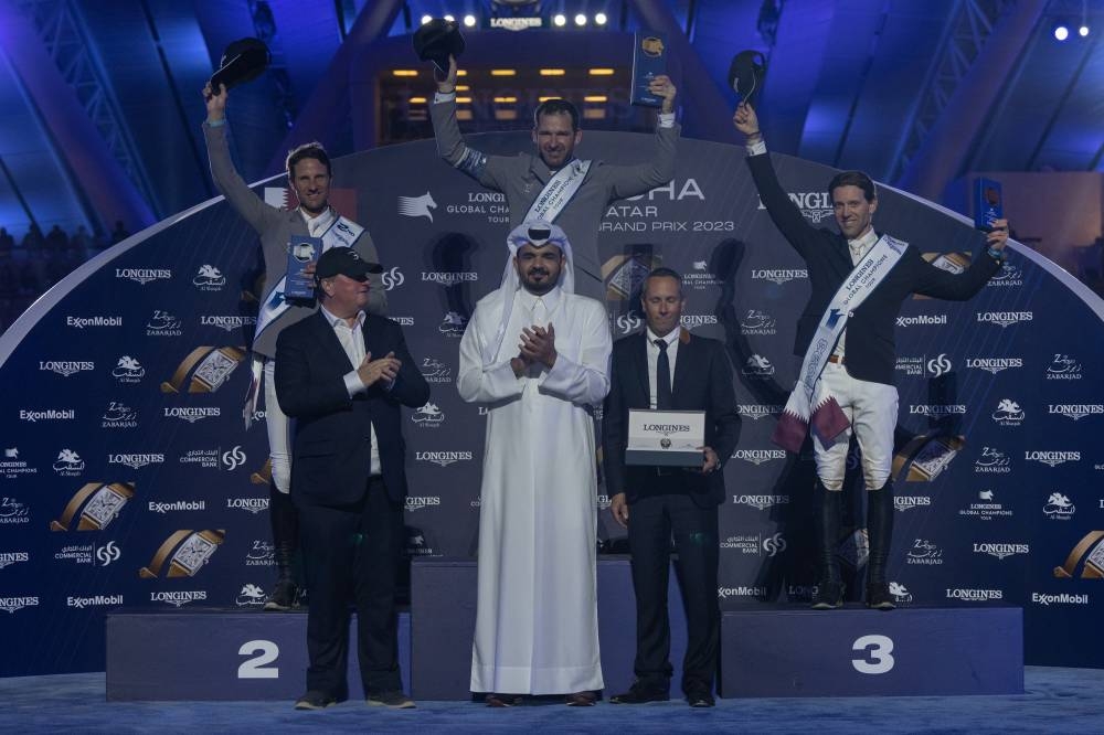 Weishaupt claims Longines Global Champions Tour Grand Prix of Doha