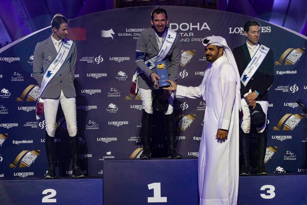 Weishaupt claims Longines Global Champions Tour Grand Prix of Doha