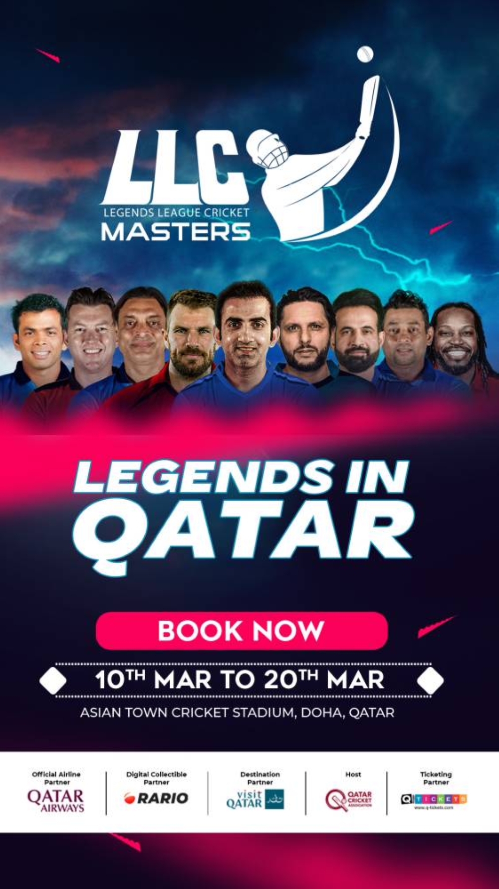 Qatar Airways and Visit Qatar official sponsors of Legends League