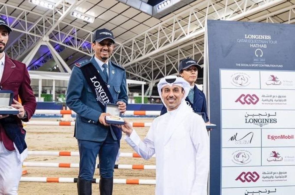 Longines Hathab 11 Faleh Al Ajmi Mohammed Al Baker and Ahmed Al