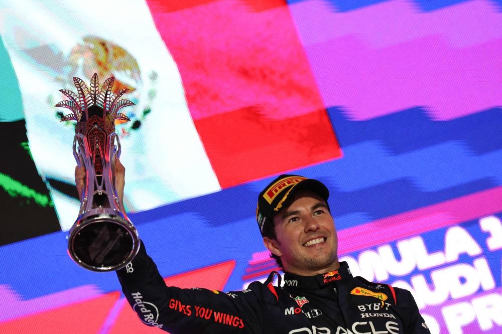 Perez wins Saudi Grand Prix in Red Bull 1-2 as Verstappen fights to 2nd ...