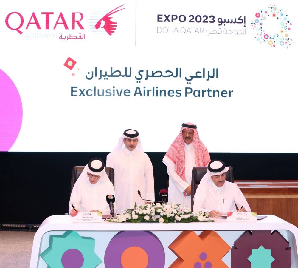 Qatar Airways, HIA sign partnership agreement with Expo Doha 2023 Read Qatar Tribune on the go