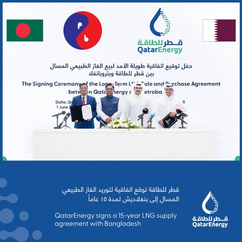 QatarEnergy Signs 15-year LNG Supply Deal With B’desh - Read Qatar ...