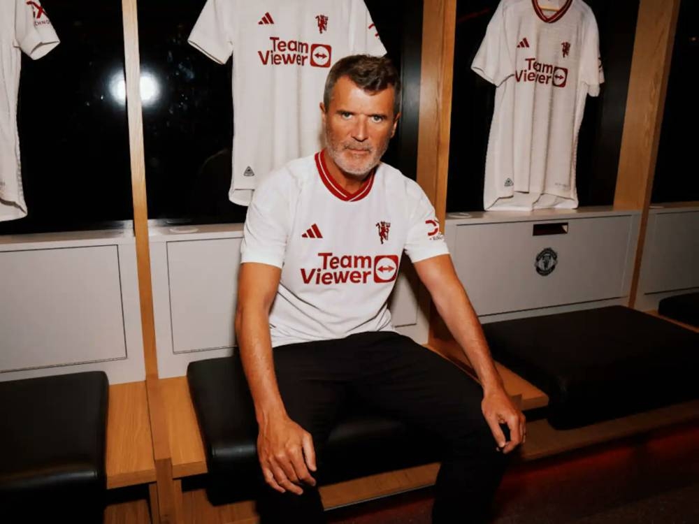 Roy Keane reunites with Manchester United to launch club's third