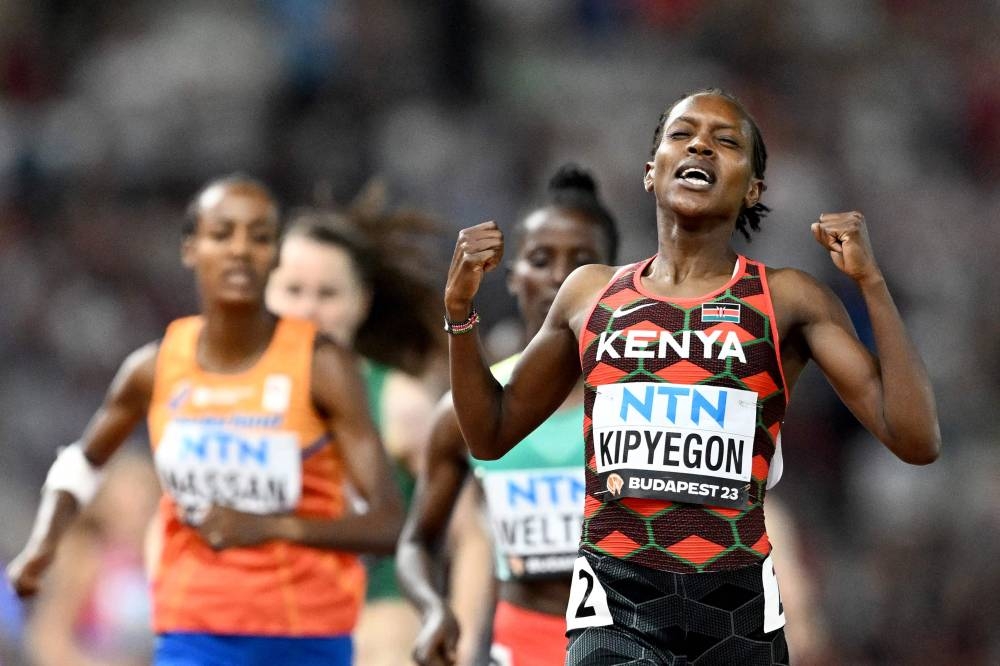 Dutch distance runner Sifan Hassan fell during 1,500m heat — and