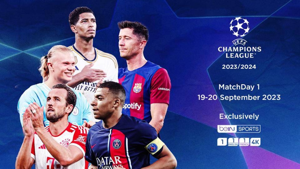 Liga champions live store bein sport