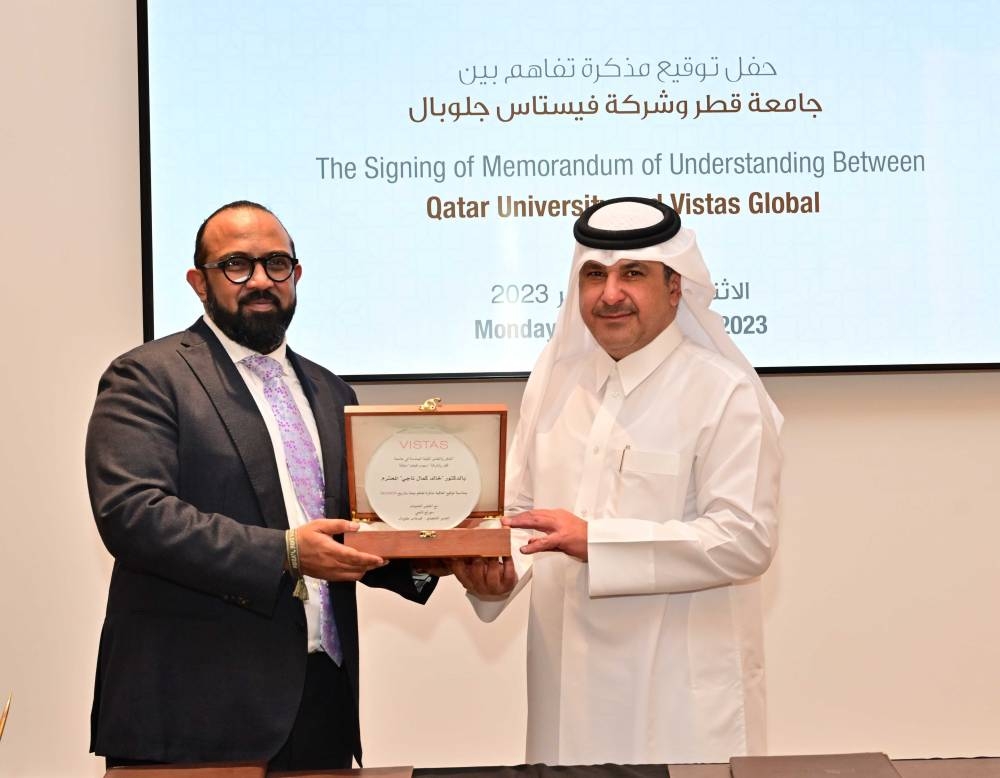 QU and Vistas Global Company sign agreement for coopeation - Read Qatar ...