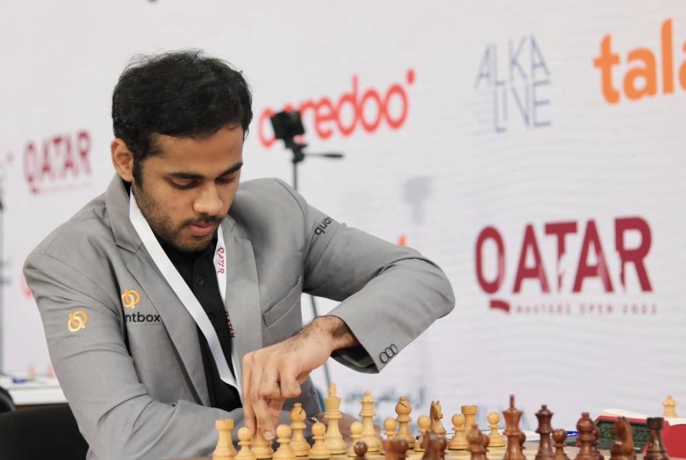 Narayanan shares lead with 3 others at Qatar Masters Open Chess Read
