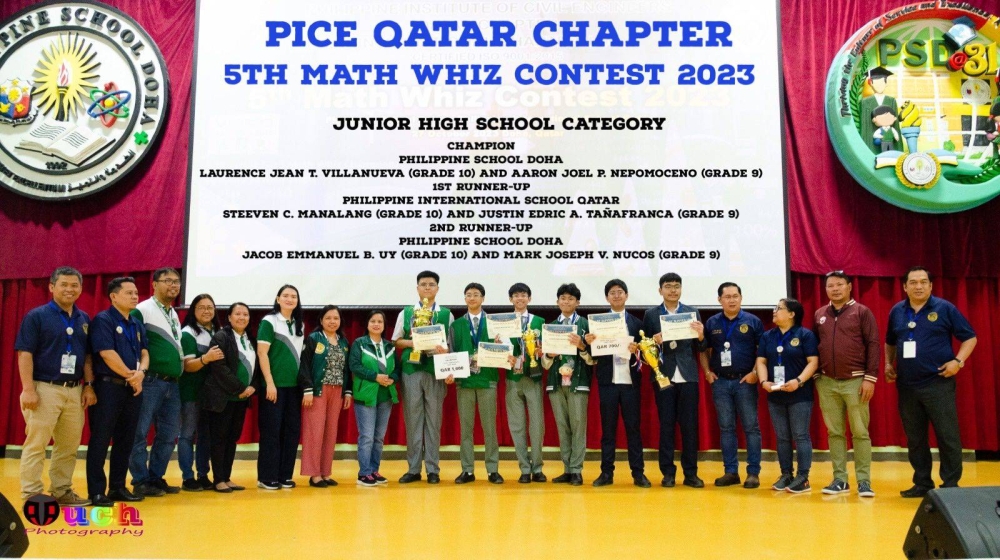 Philippine Institute of Civil Engineers Qatar hosts inter school