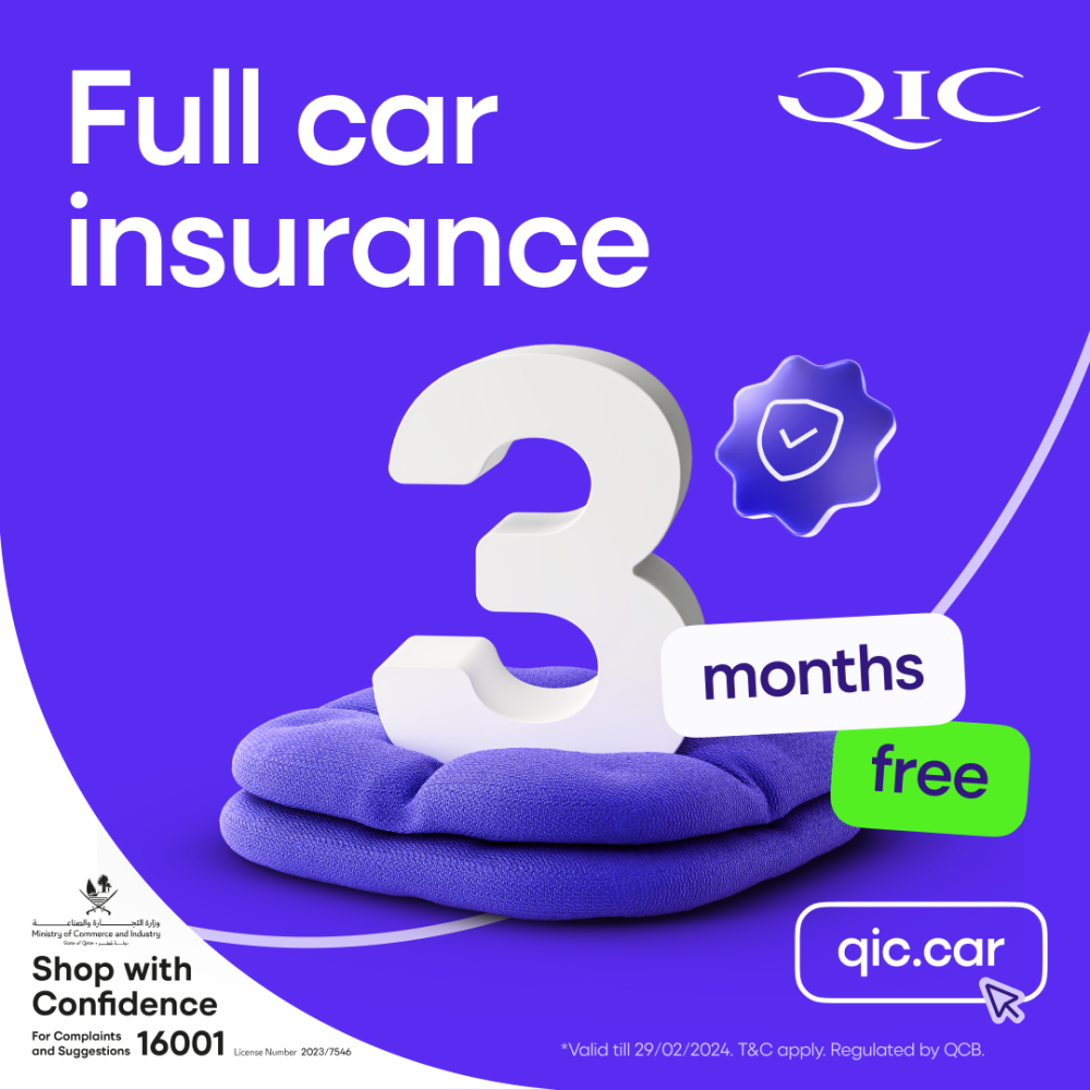 QIC Launches Three Months Free Insurance Promotion Read Qatar Tribune   144723 