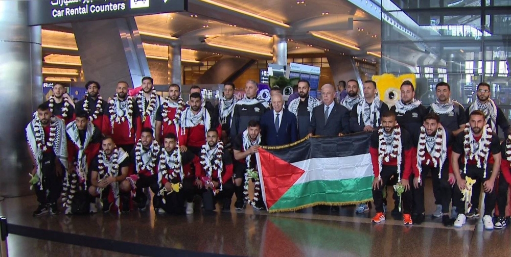 Palestine team arrives in Doha, players hope to send across a message with their football - Read Qatar Tribune on the go for unrivalled news coverage