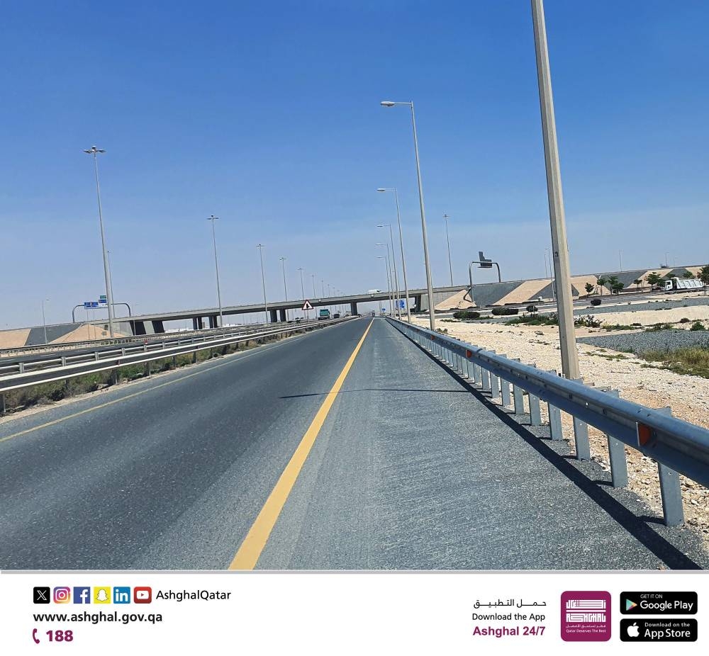 Ashghal installs 60 km of Vehicle Restraint Systems on Al Shamal Road ...